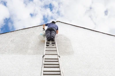 Peinture extérieure à Saint-Ouen-le-Pin — façades et ravalement